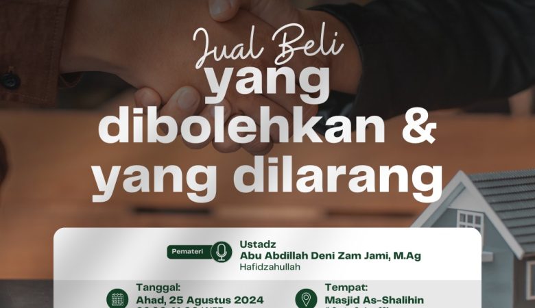JUAL BELI YANG DI BOLEHKAN DAN YANG DILARANG